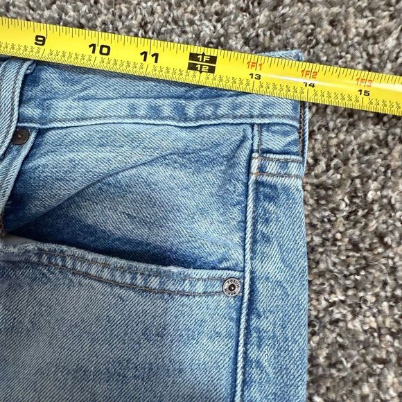 Denim Forum The Joni High Rise Loose Jeans Light Wash Distressed Straight 26” - Picture 5 of 8